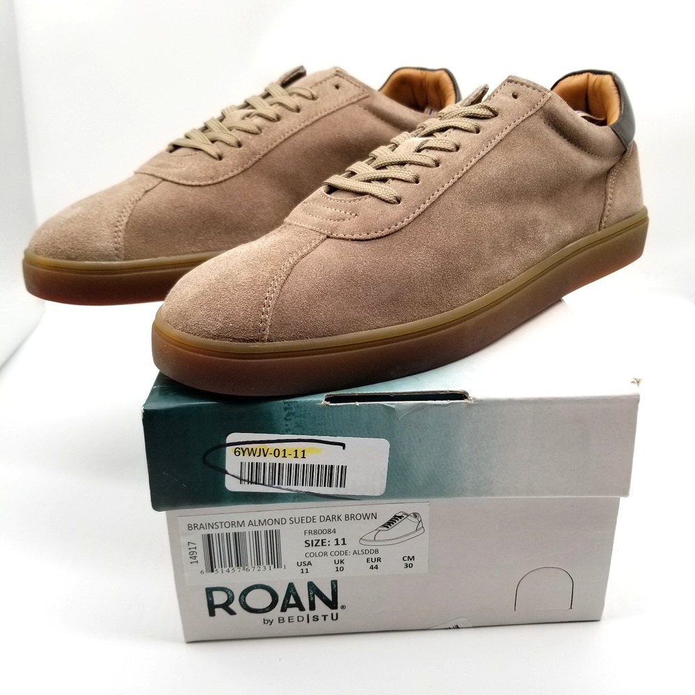 ROAN BY BED STU Brainstorm Sneakers  Sz‎ 11 Almond Suede Casual City Modern